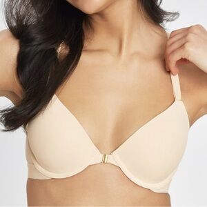 Lively 	The Front Close T-Shirt Bra: Toasted Almond - 36D